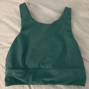 Green Sleeveless Top